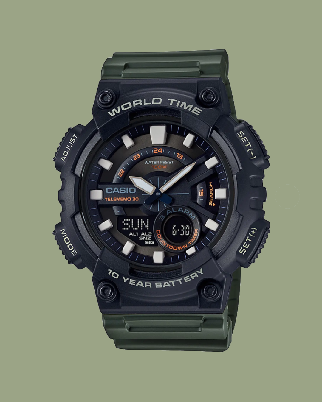 Reloj Casio Hombre AEQ-110W-3AV